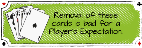 removing high cards