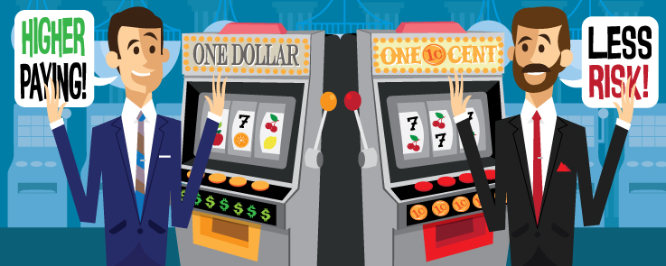 Spielautomaten-Tipps: Spielautomaten mit höheren Nennwerten haben einen höheren Auszahlungsprozentsatz